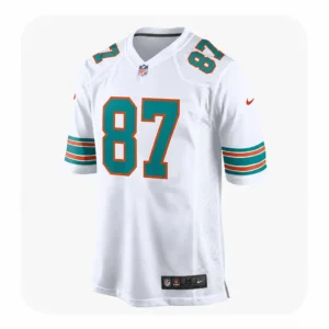 Cole Turner White Game Dolphins Jersey