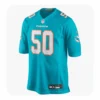 David Ojabo Aqua Miami Dolphins Jersey Mens