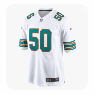 David Ojabo White Miami Dolphins Jersey