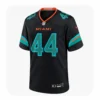 Front View For Chop Robinson Dolphins Black Game Jersey