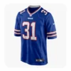 Front view of the royal blue Maxwell Hairston #31 Buffalo Bills jersey featuring the official NFL shield and team branding.