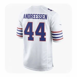 buffalo bills 44 andreessen jersey back