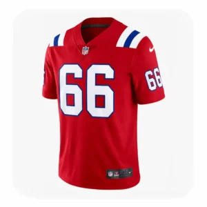New Will Campbell Red Patriots Game Jersey