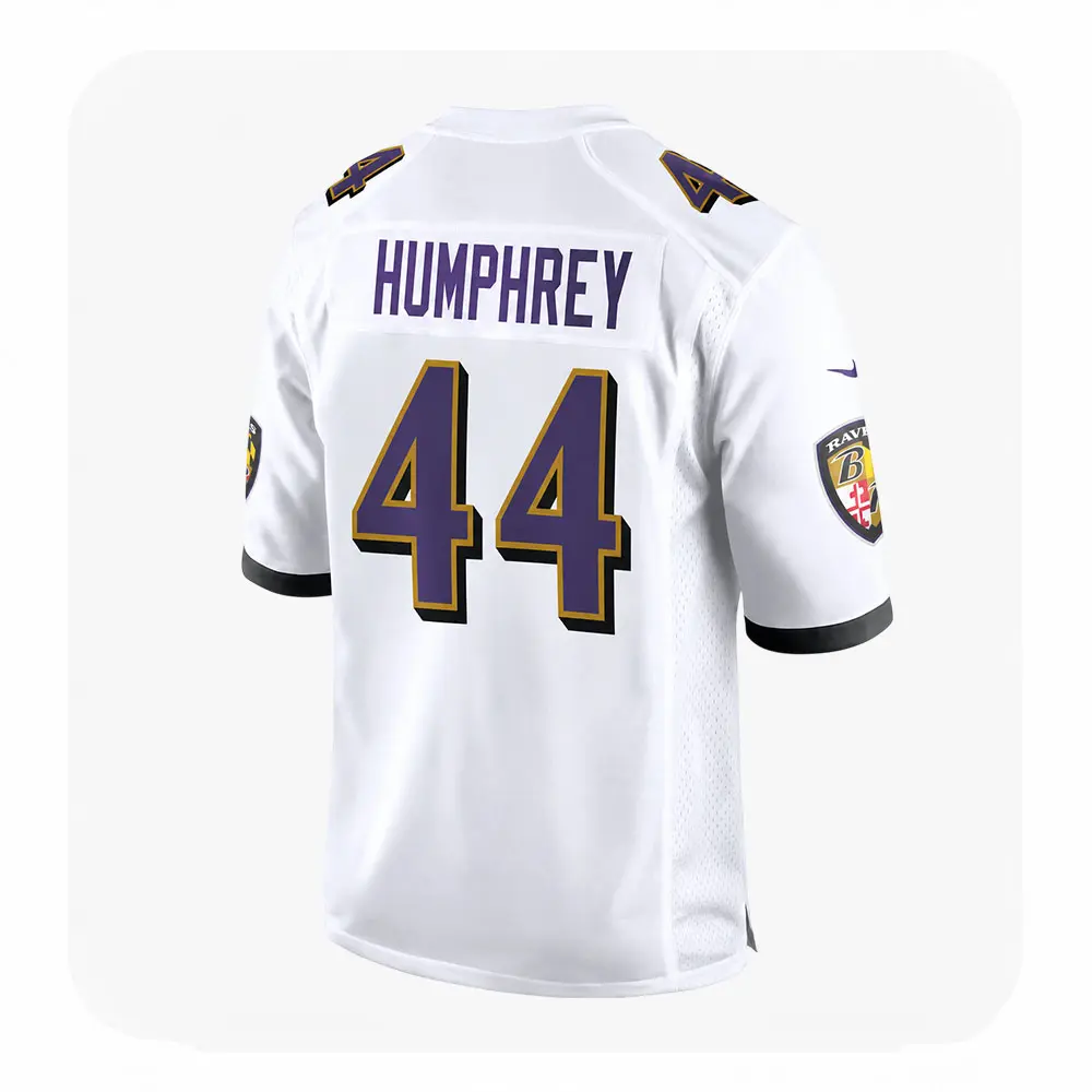 Back View For Baltimore Ravens Game Marlon Humphrey White Jersey Back View For Baltimore Ravens Game Marlon Humphrey White Jersey