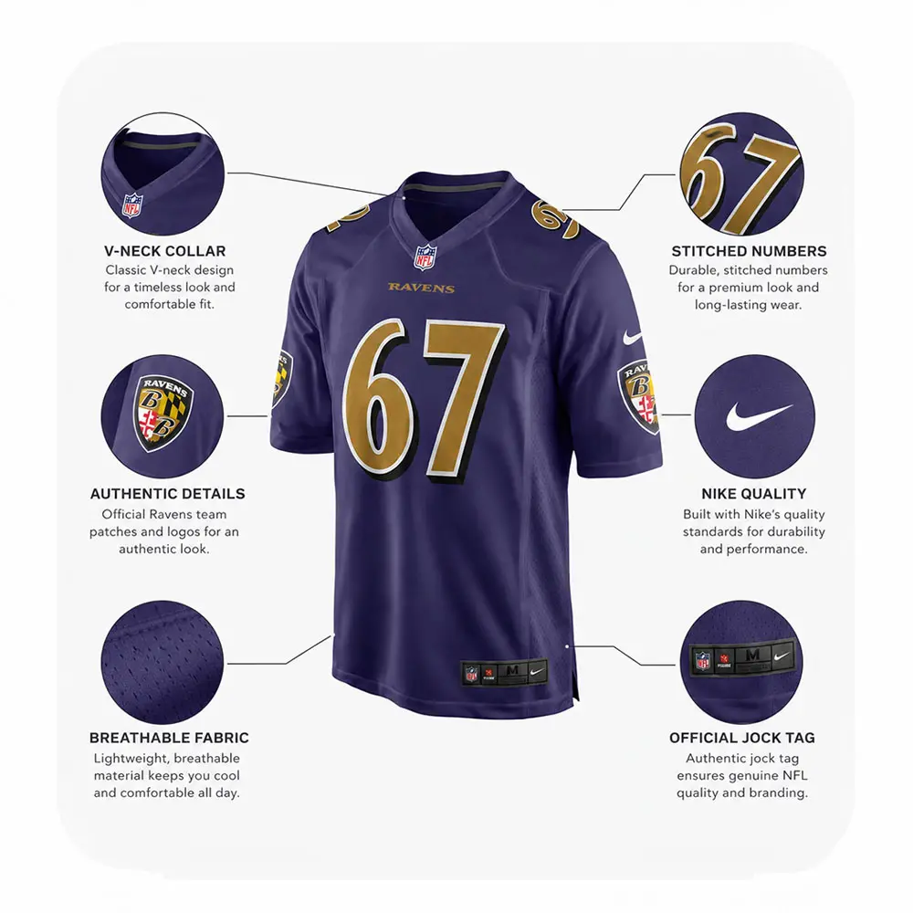 Details For Corey Bullock Purple Ravens Game Jersey Details For Corey Bullock Purple Ravens Game Jersey