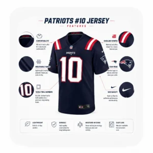 Details For Drake Maye New England Patriots Game Navy Jersey