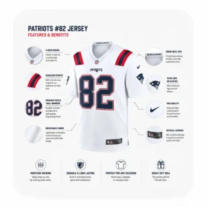 Details For Eli Raridon New England Patriots 82 White Jersey