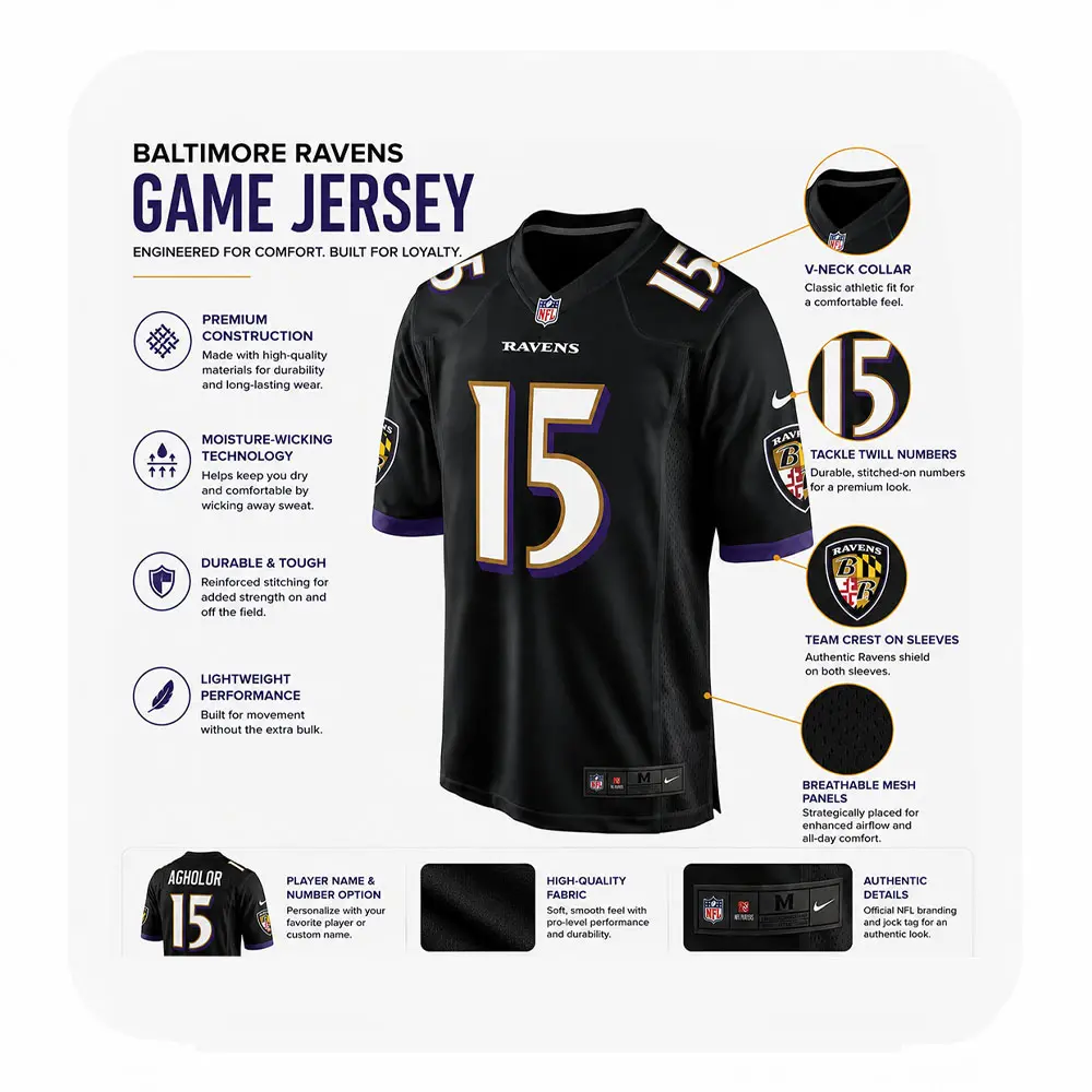 Details For Mike Green Black Baltimore Ravens Game Jersey Details For Mike Green Black Baltimore Ravens Game Jersey