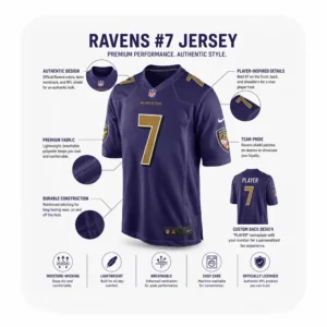 Details For Rashod Bateman Purple Baltimore Ravens Game Jersey
