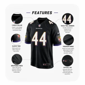 Details For Ravens Game Marlon Humphrey Black Jersey
