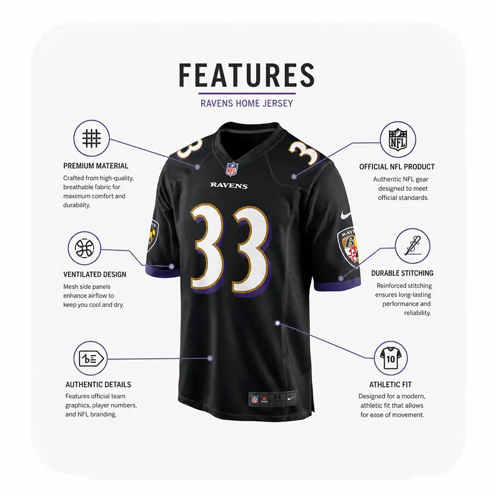 Details For Tyler Loop Ravens Team Black Game Jersey Details For Tyler Loop Ravens Team Black Game Jersey