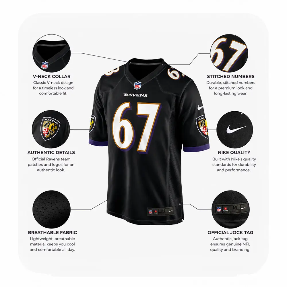 Details View For Corey Bullock Black Ravens Game Jersey Details View For Corey Bullock Black Ravens Game Jersey