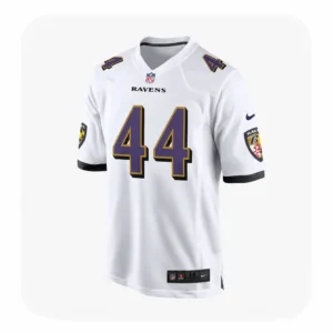 Baltimore Ravens Game Marlon Humphrey White Jersey