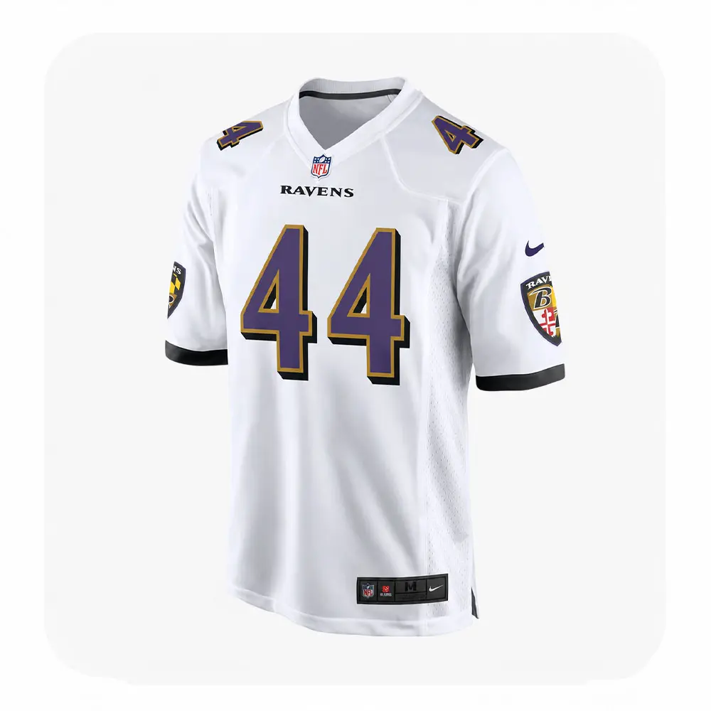Front View For Baltimore Ravens Game Marlon Humphrey White Jersey Front View For Baltimore Ravens Game Marlon Humphrey White Jersey