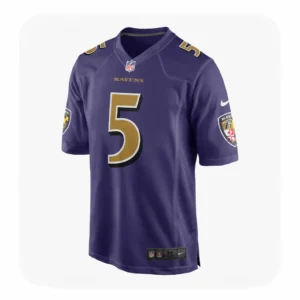 Baltimore Ravens Tyler Huntley Purple Game Jersey