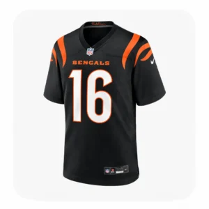Bengals Joe Flacco Black Game Jersey
