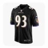 Front View For Calais Campbell Black Ravens Game Jersey