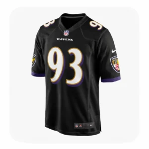 Calais Campbell Black Ravens Game Jersey