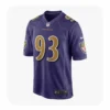 Front View For Calais Campbell Purple Game Baltimore Ravens Jersey