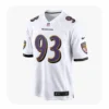 Front View For Calais Campbell White Game Ravens Jersey