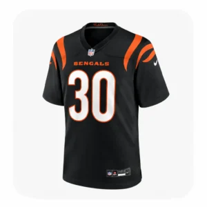 Chase Brown Bengals Team Black Game Jersey
