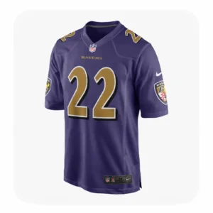 Derrick Henry Purple Game Baltimore Ravens Team Jersey