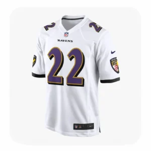 Derrick Henry White Game Ravens Team Jersey