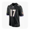 Front View For Diego Pavia Black Ravens Team Game Jersey