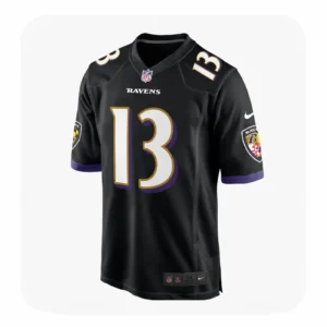 Elijah Sarratt Ravens Black Jersey