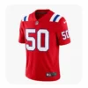 Front View For Gabe Jacas Patriots Game Red Jersey