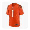 Front View For JaMarr Chase Cincinnati Bengals Orange Game Jersey