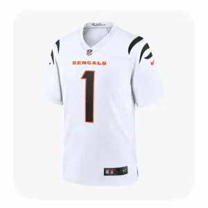 Ja'Marr Chase White Cincinnati Bengals Game Jersey