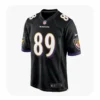 Front View For Mark Andrews Black Ravens Fans Game Jersey