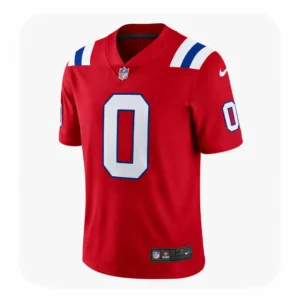 Patriots Team Christian Gonzalez Red Game Jersey