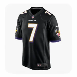 Rashod Bateman Game Ravens Black Jersey