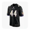Front View For Ravens Game Marlon Humphrey Black Jersey