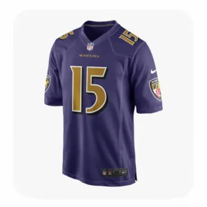 Ravens Mike Green Purple Game Jersey
