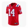 Front View For Robert Spillane Red Patriots Team Game Jersey