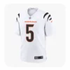 Front View For Tee Higgins Bengals White Team Jersey