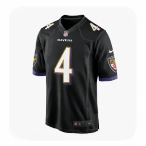 Zay Flowers Black Ravens Team Game Jersey