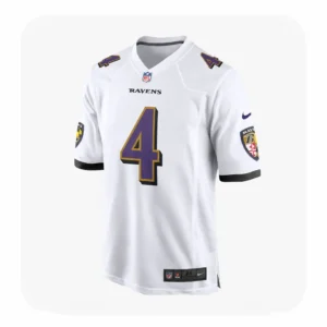 Zay Flowers White Ravens Team Jersey