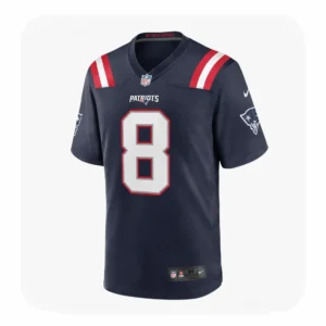 Kyle Williams Navy Patriots #8 Game Jersey
