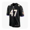 Front View Lucas Scott Ravens Black Team Game Jersey