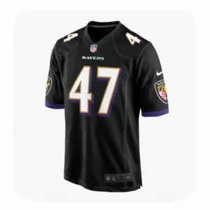 Lucas Scott Ravens Black Team Game Jersey