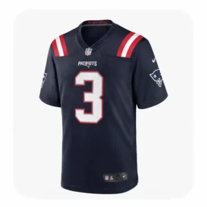 Men’s Demario Douglas Navy Patriots Team Jersey