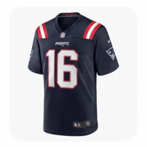 Men's Tommy DeVito Navy New England Patriots Game Jersey