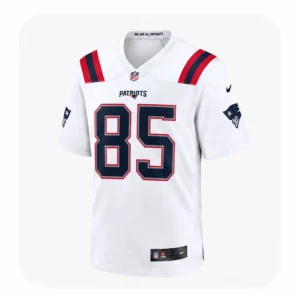 Hunter Henry #85 White Patriots Team Game Jersey