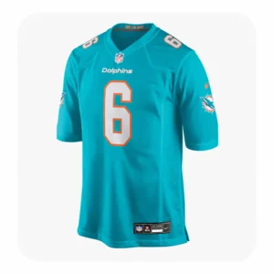 Malik Washington Aqua Miami Dolphins Jersey