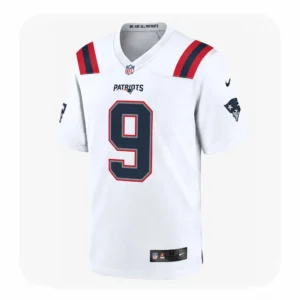Kayshon Boutte White Patriots Jersey