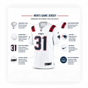Kevin Byard white Patriots Game Jersey 2